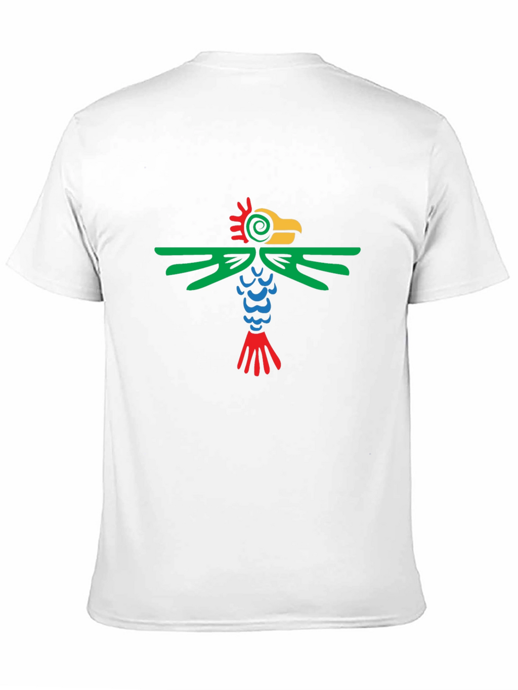 Aztec Bird Graphic Tee - Stylish Black T-Shirt
