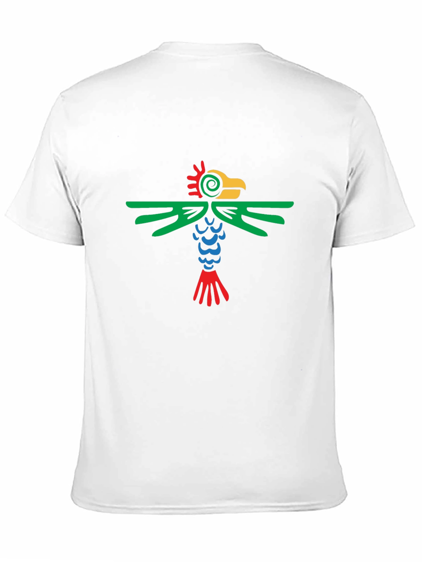 Aztec Bird Graphic Tee - Stylish Black T-Shirt
