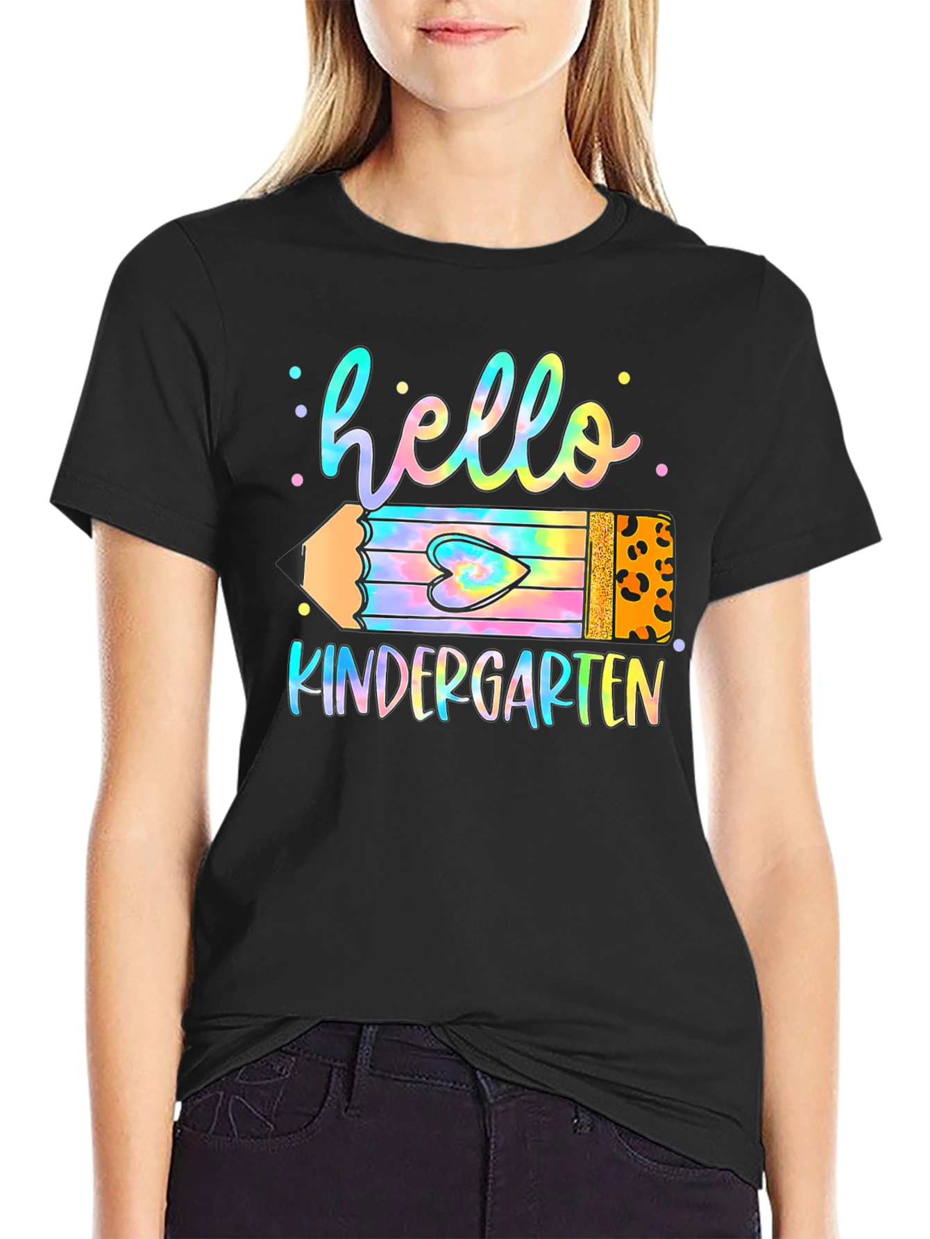 Hello Kindergarten Pencil T-Shirt