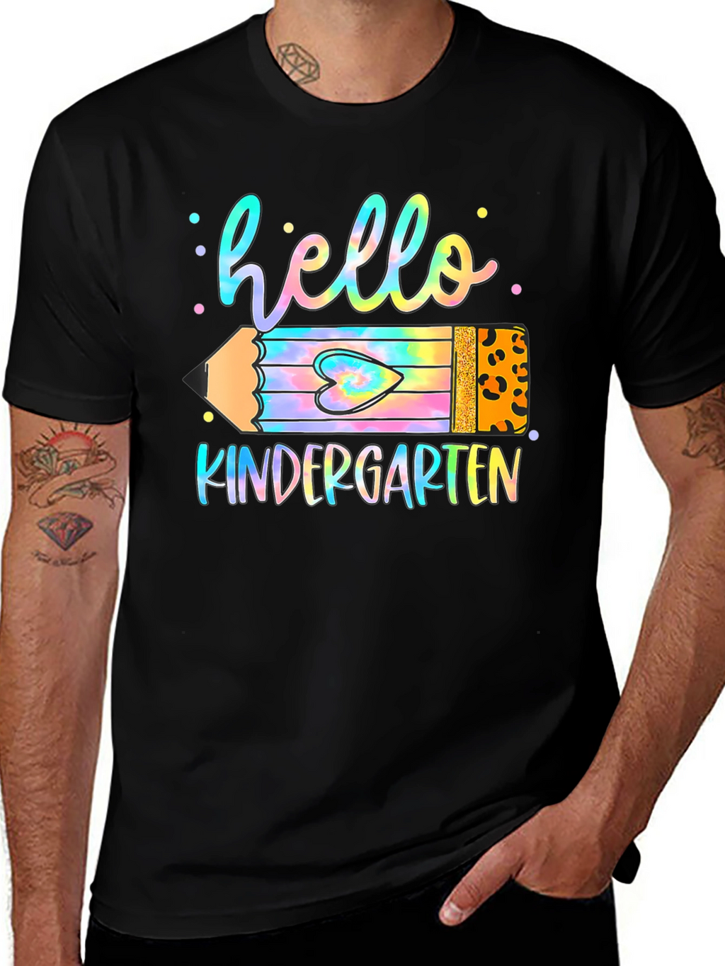 Hello Kindergarten Pencil T-Shirt