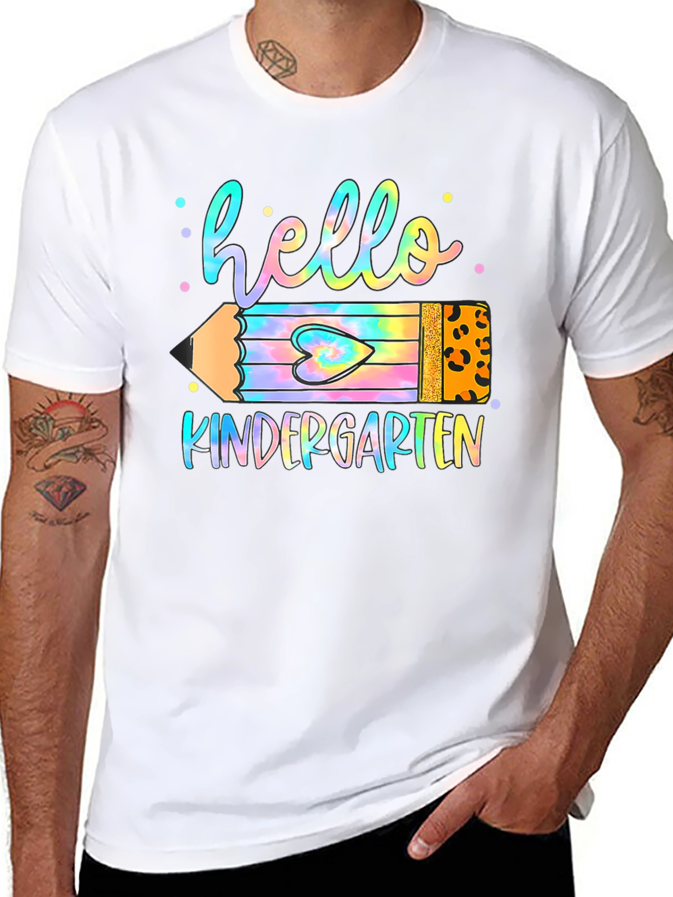Hello Kindergarten Pencil T-Shirt