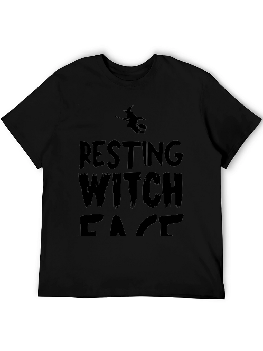 Resting Witch Face T-Shirt - Halloween Graphic Tee