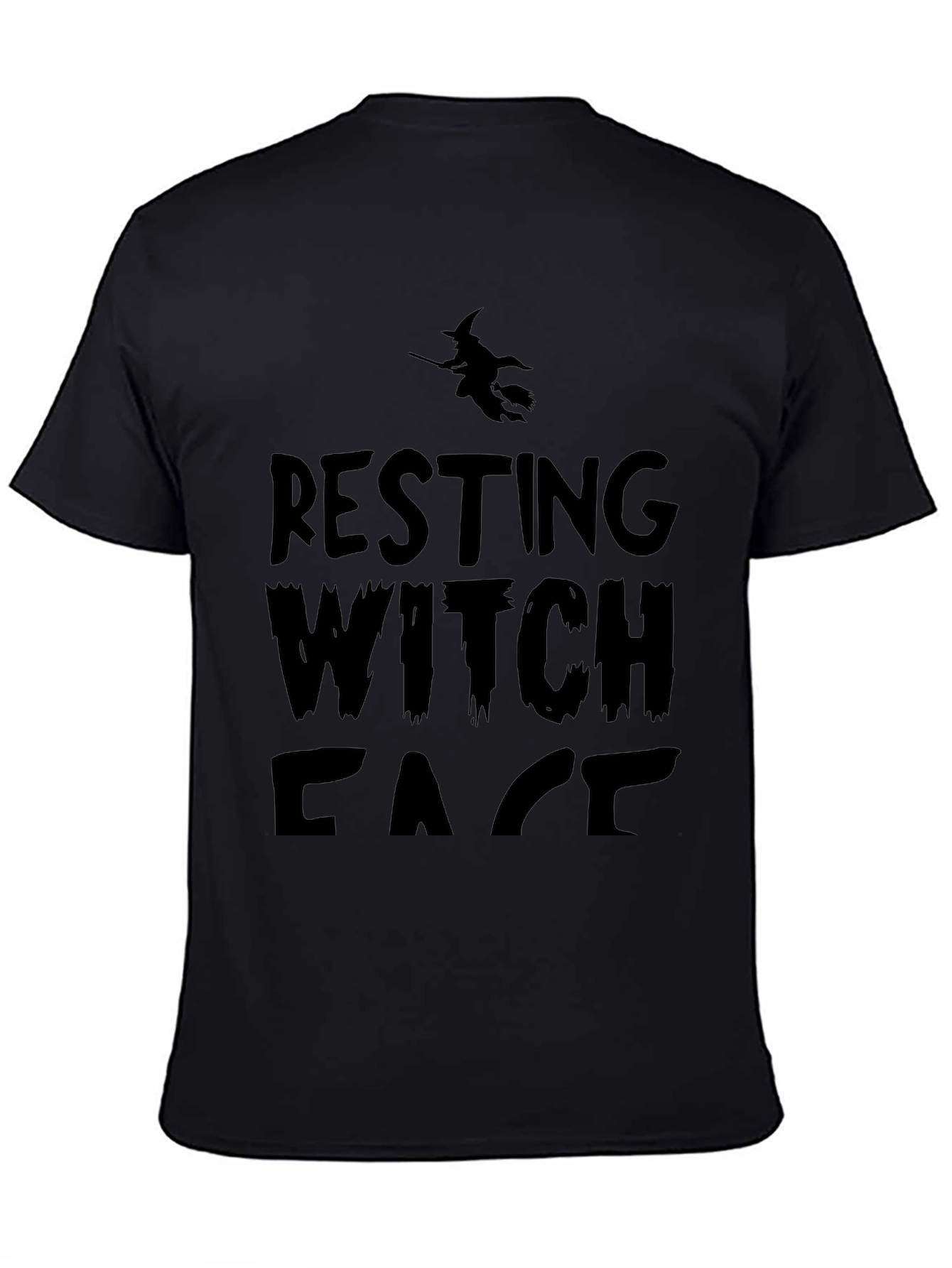 Resting Witch Face T-Shirt - Halloween Graphic Tee