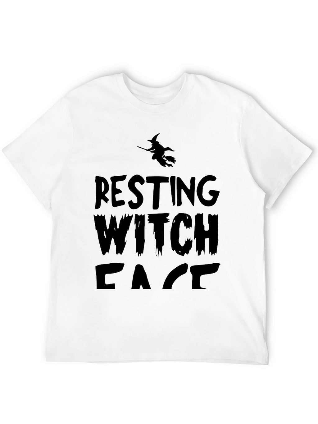 Resting Witch Face T-Shirt - Halloween Graphic Tee