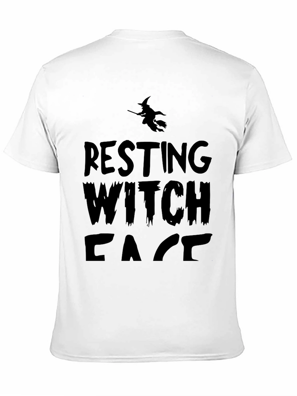 Resting Witch Face T-Shirt - Halloween Graphic Tee