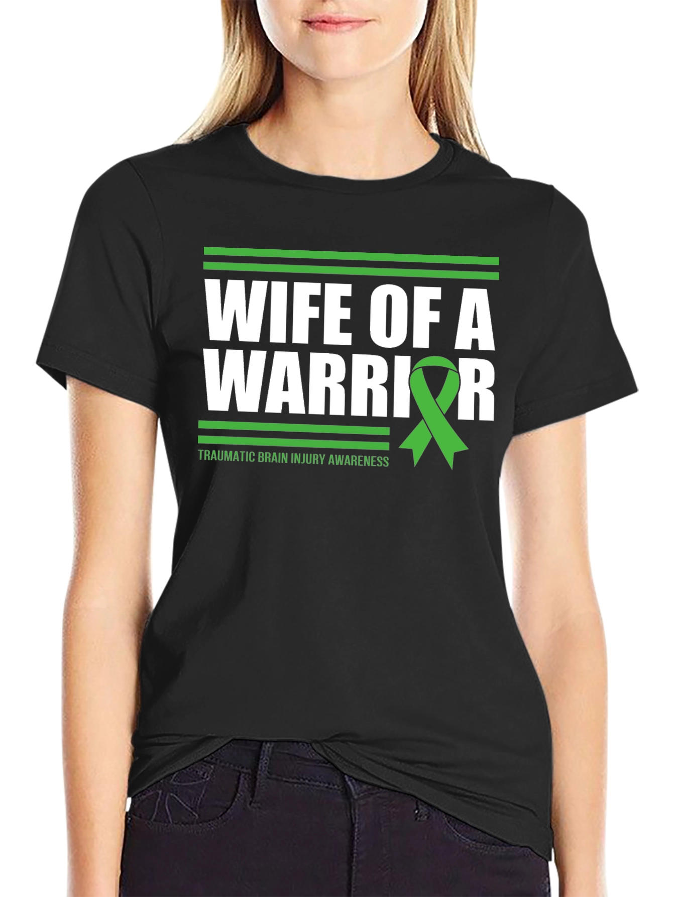 Wife of a Warrior T-Shirt - Traumatic Brain Injury Awareness