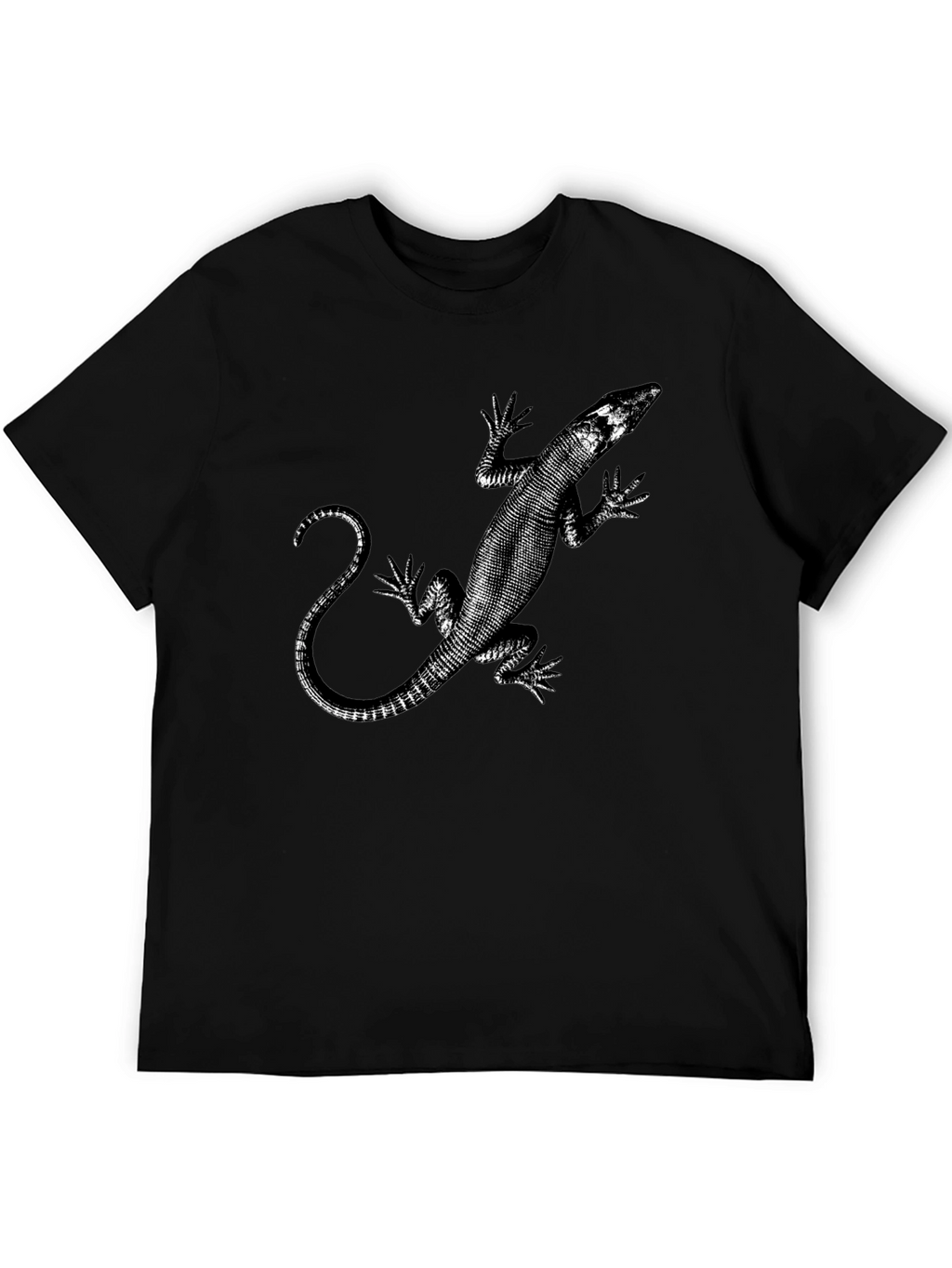 Lizard Print Graphic Tee