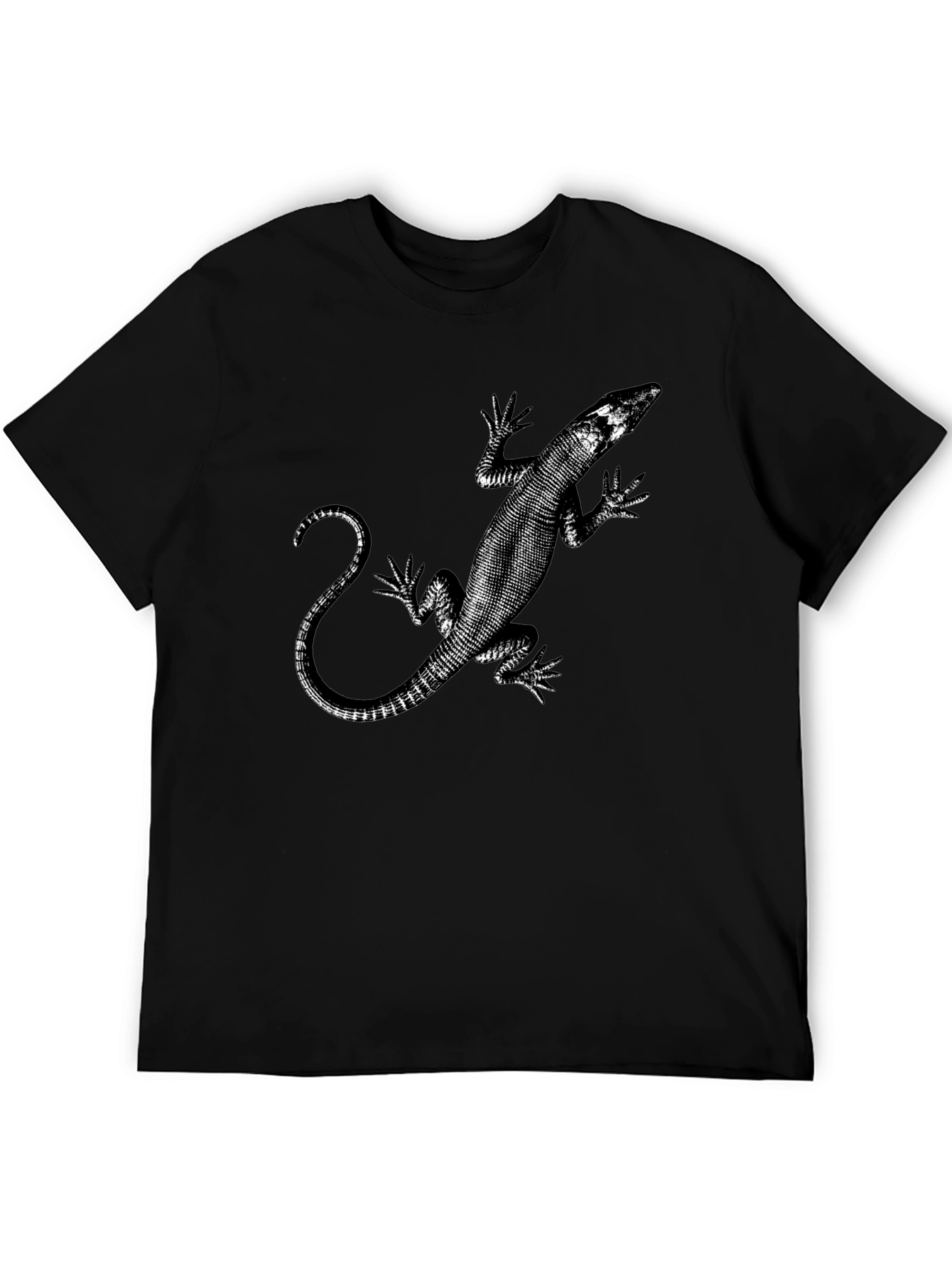 Lizard Print Graphic Tee