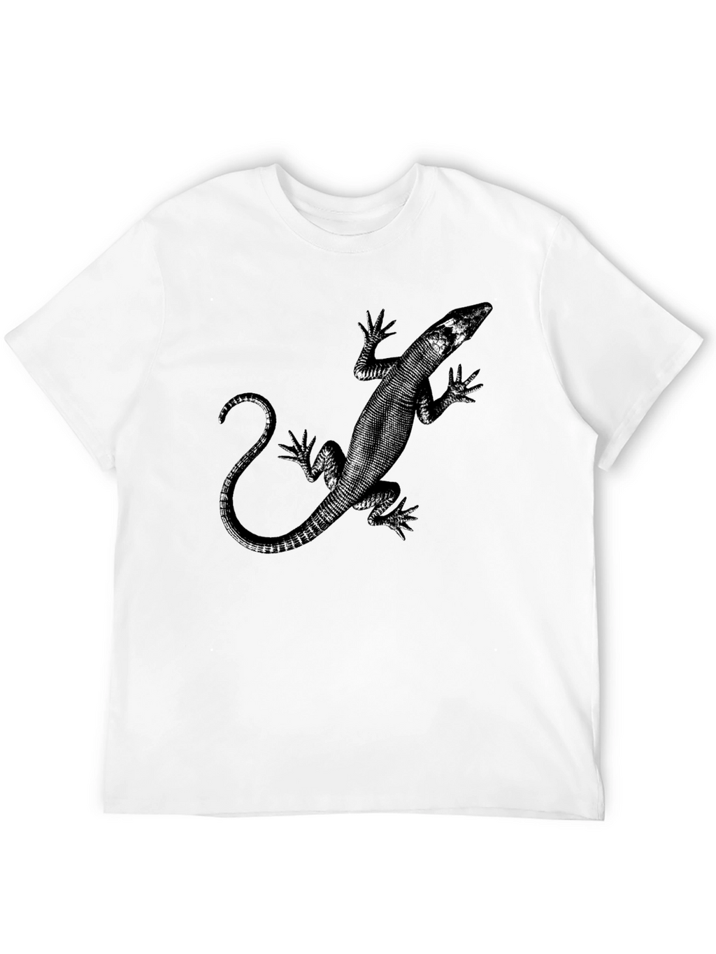 Lizard Print Graphic Tee