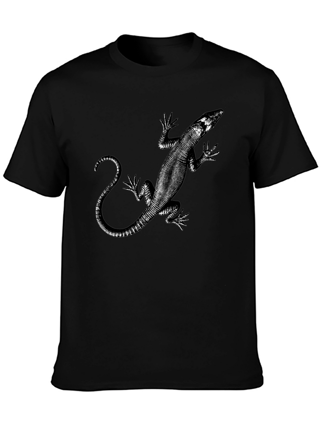 Lizard Print Graphic Tee