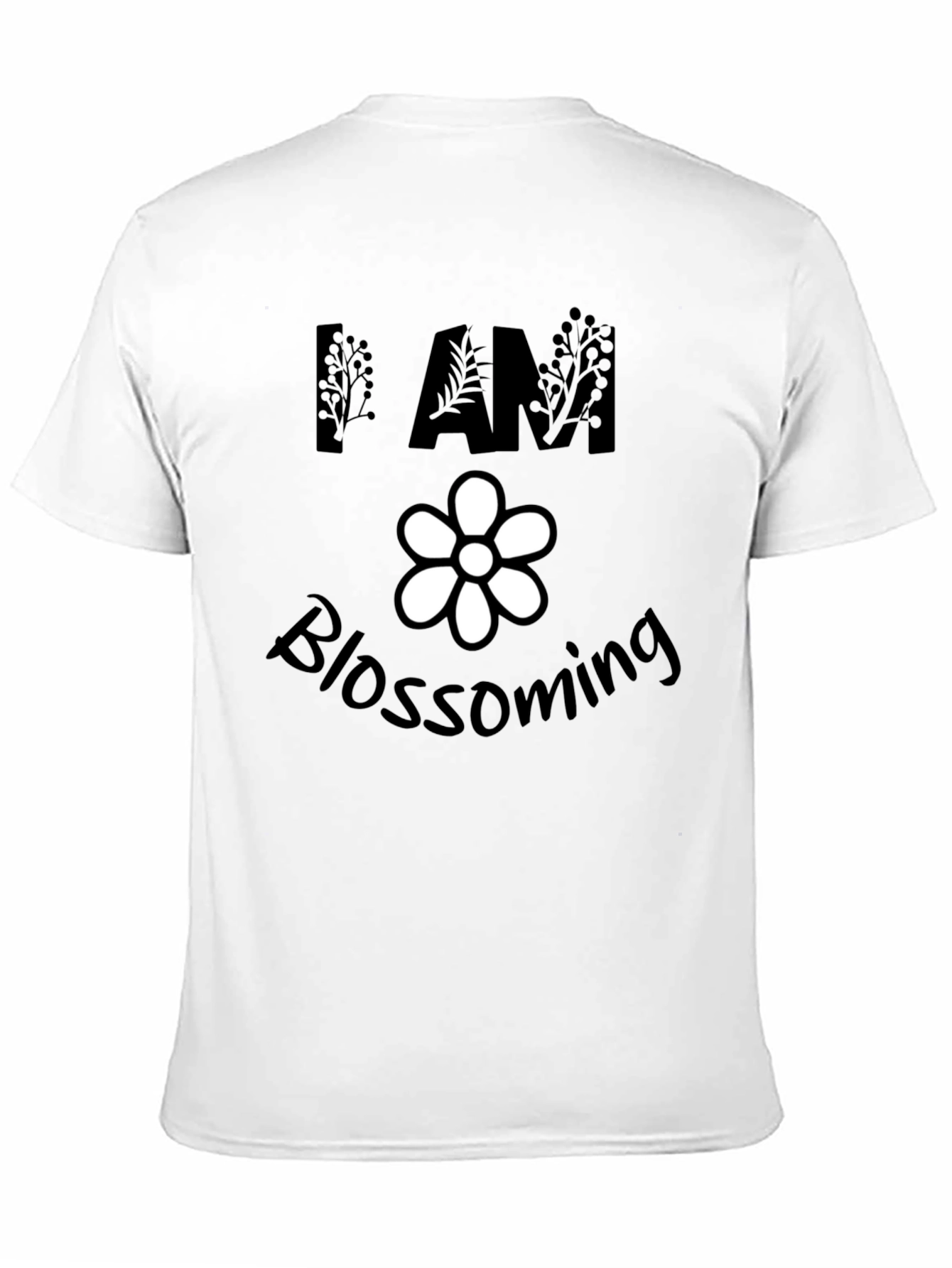 I am Blossoming Black T-Shirt