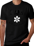 I am Blossoming Black T-Shirt