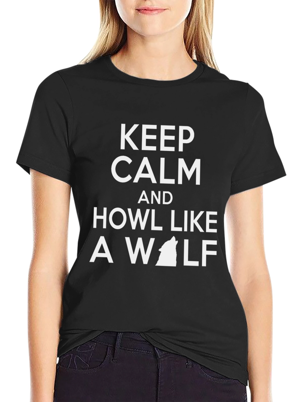 Keep Calm and Howl Like a Wolf T-Shirt