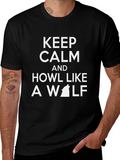 Keep Calm and Howl Like a Wolf T-Shirt