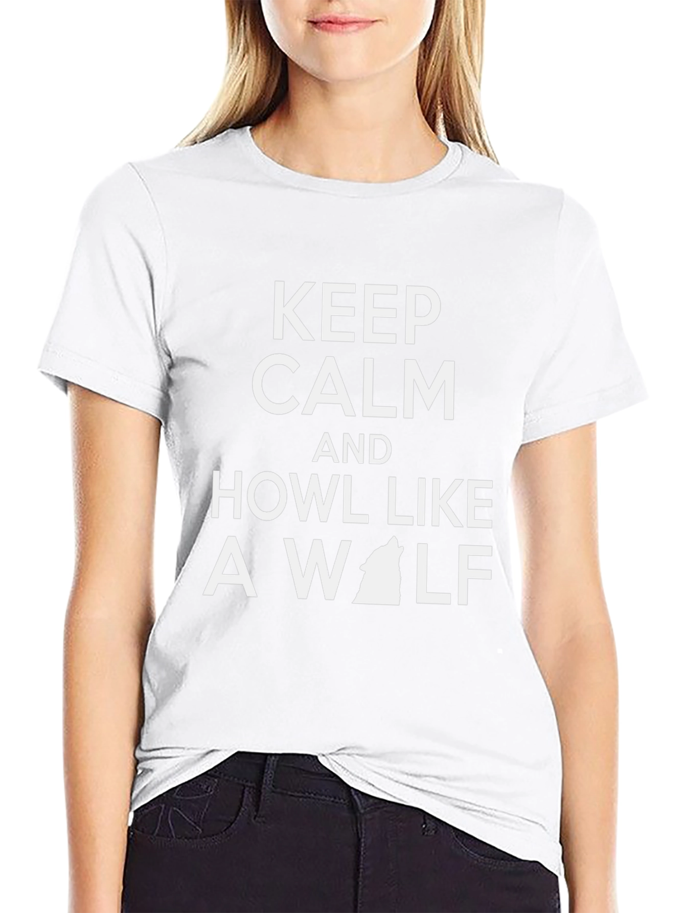 Keep Calm and Howl Like a Wolf T-Shirt