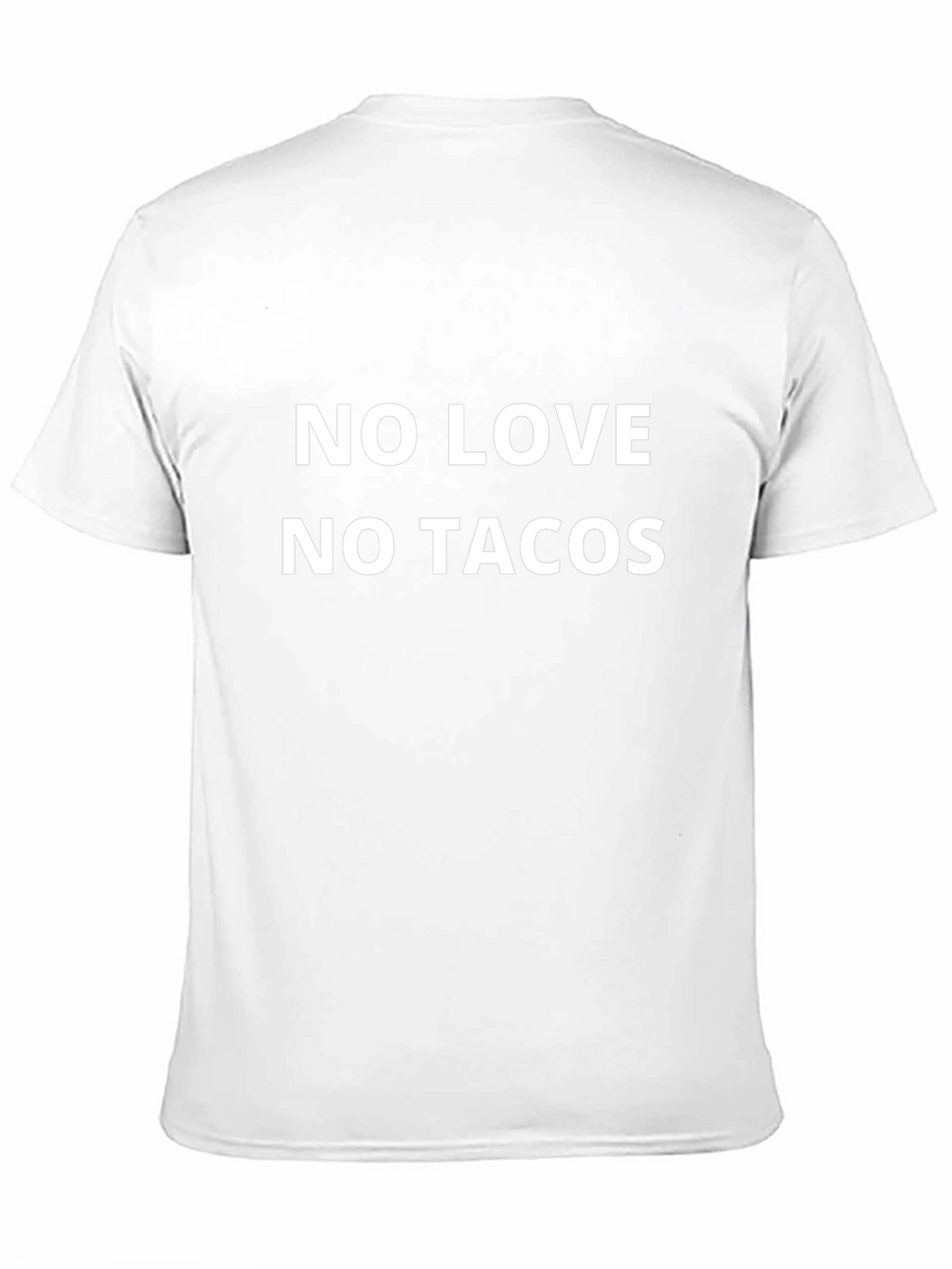 No Love No Tacos Black T-Shirt