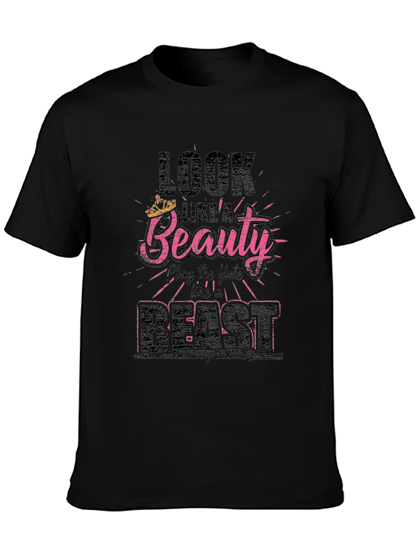 Beauty & Beast T-Shirt: Flute Player Tee