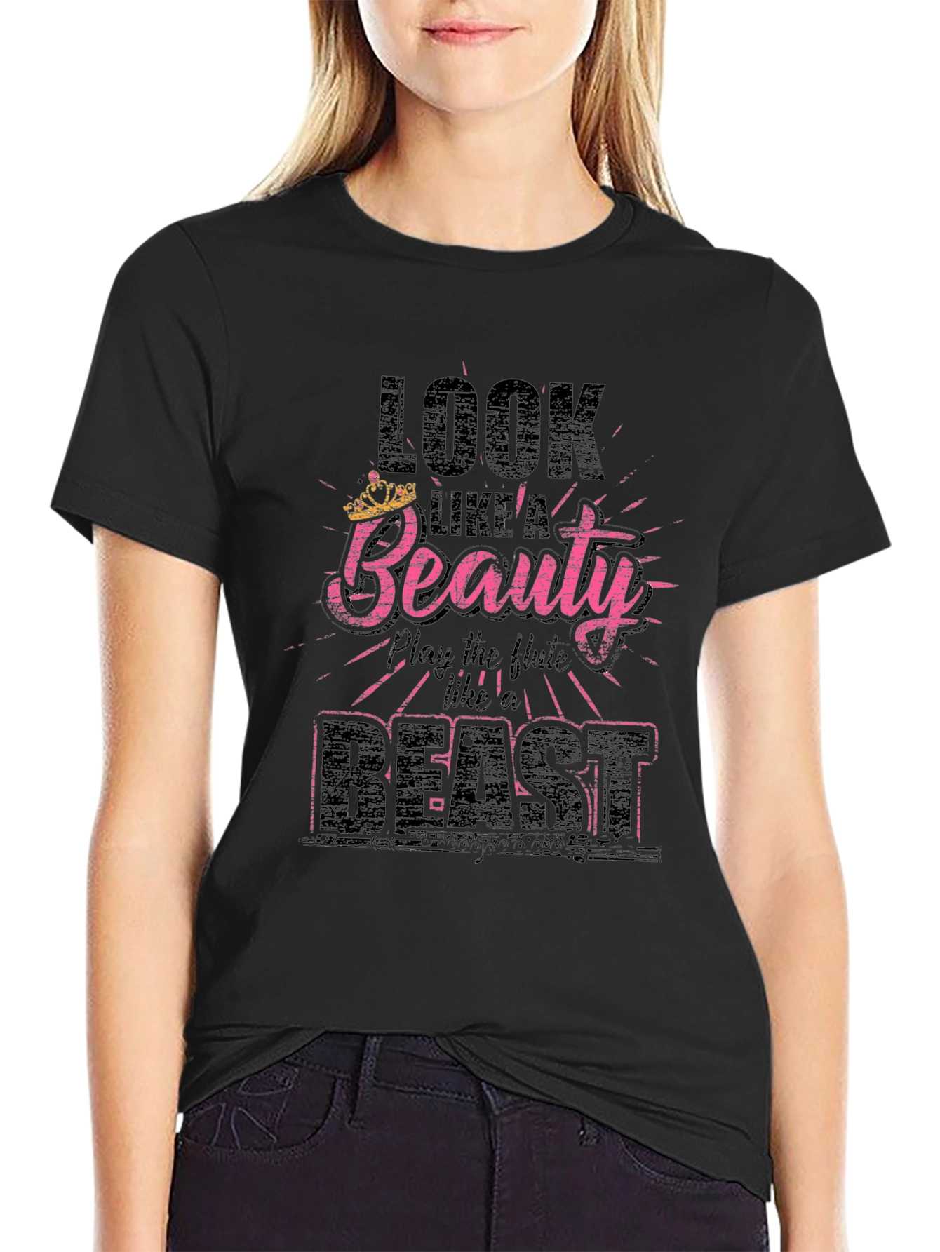 Beauty & Beast T-Shirt: Flute Player Tee