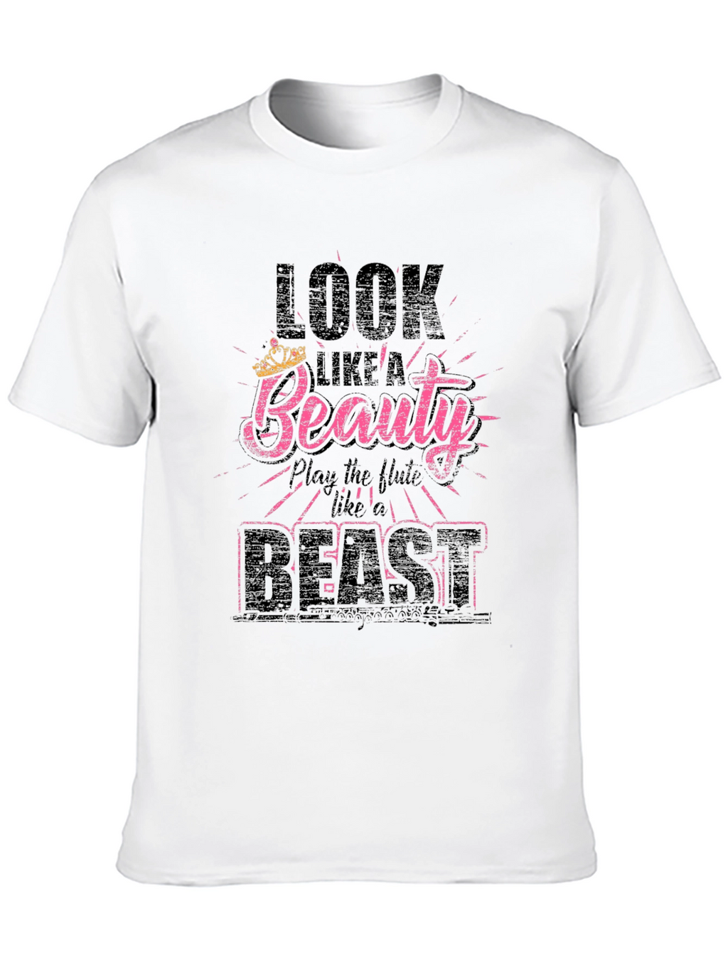 Beauty & Beast T-Shirt: Flute Player Tee