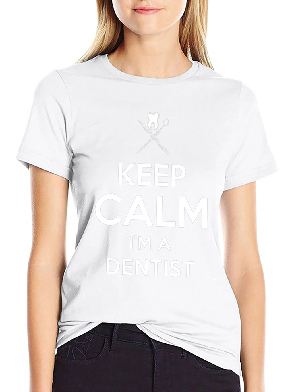 Keep Calm Im a Dentist Graphic T-Shirt