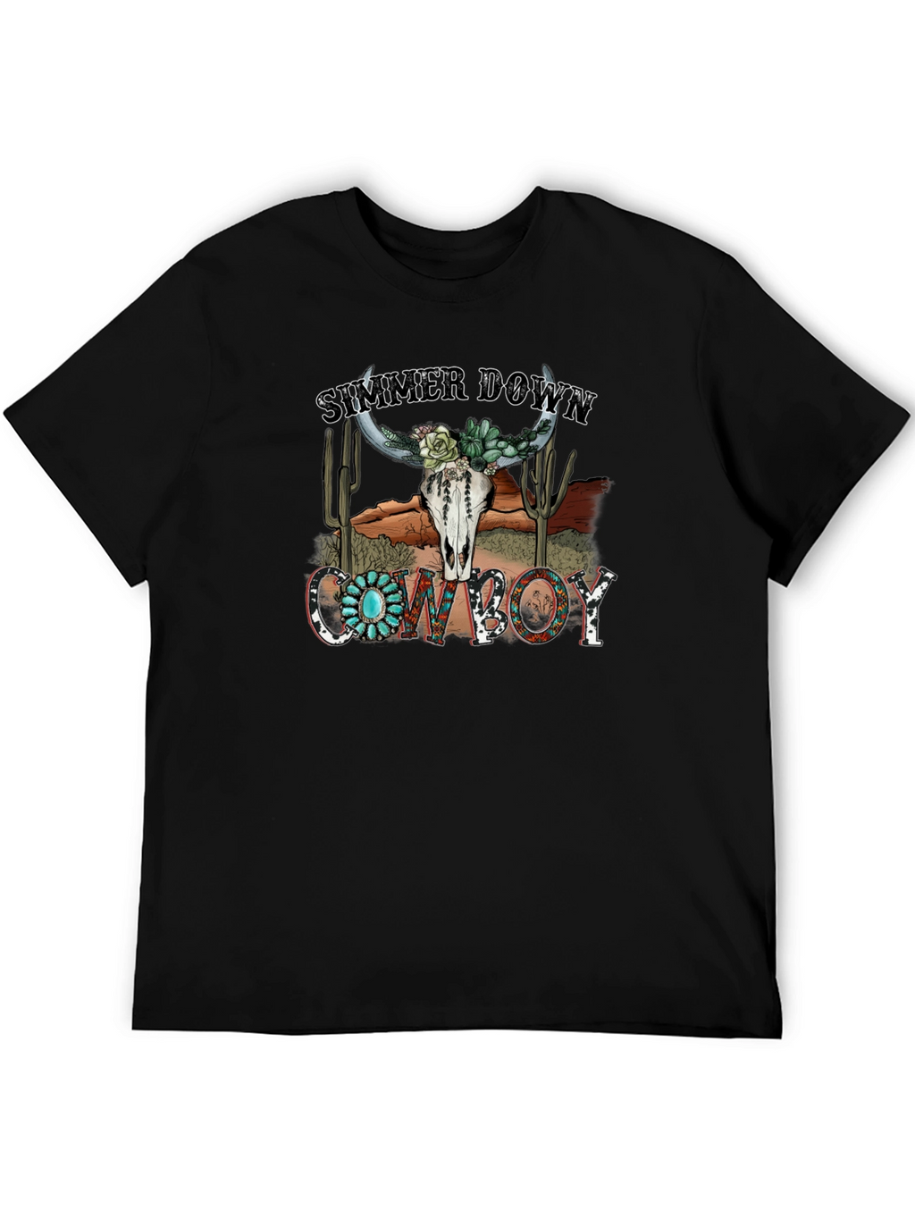 Summer Down Cowboy Graphic Tee