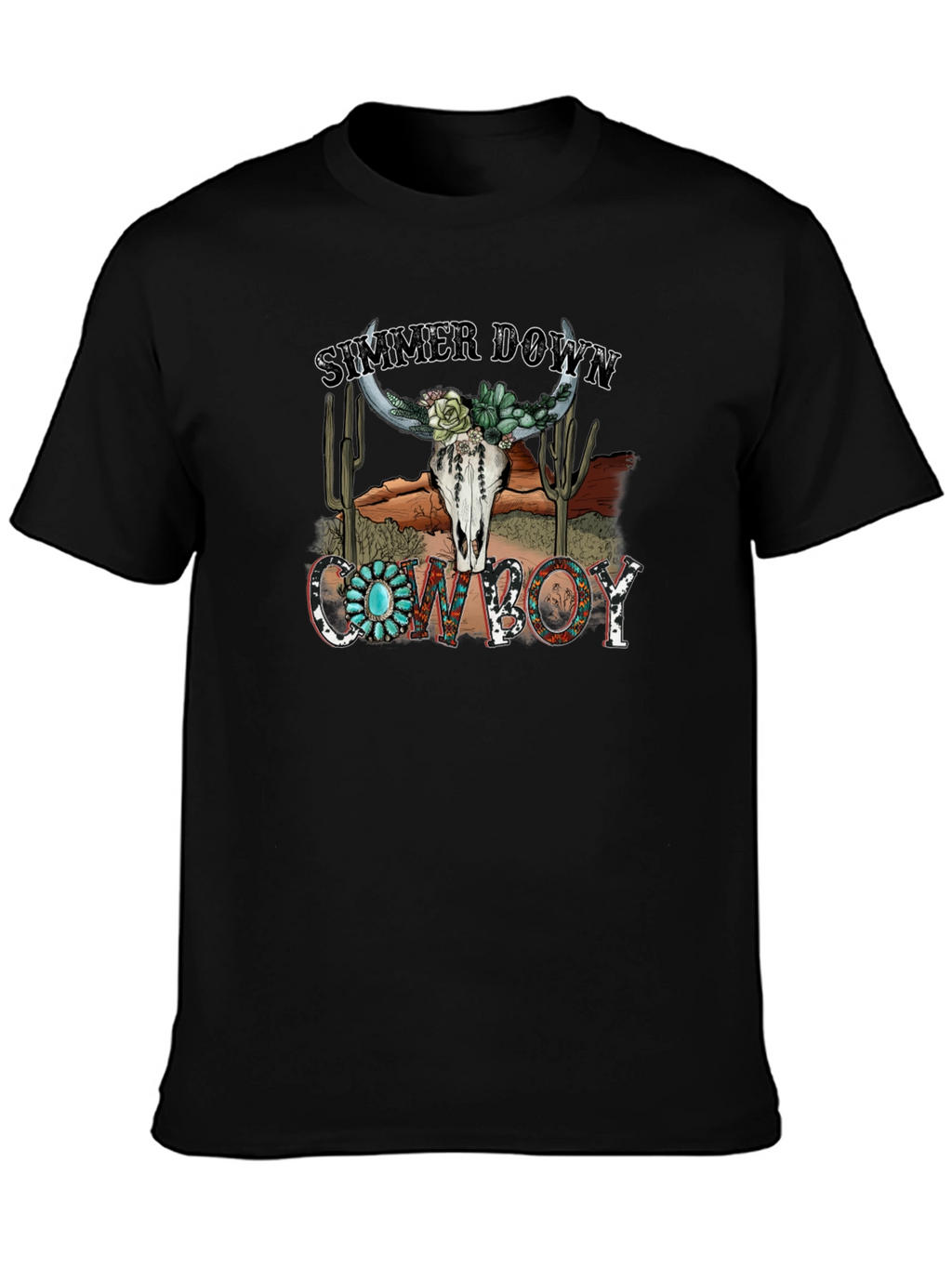 Summer Down Cowboy Graphic Tee