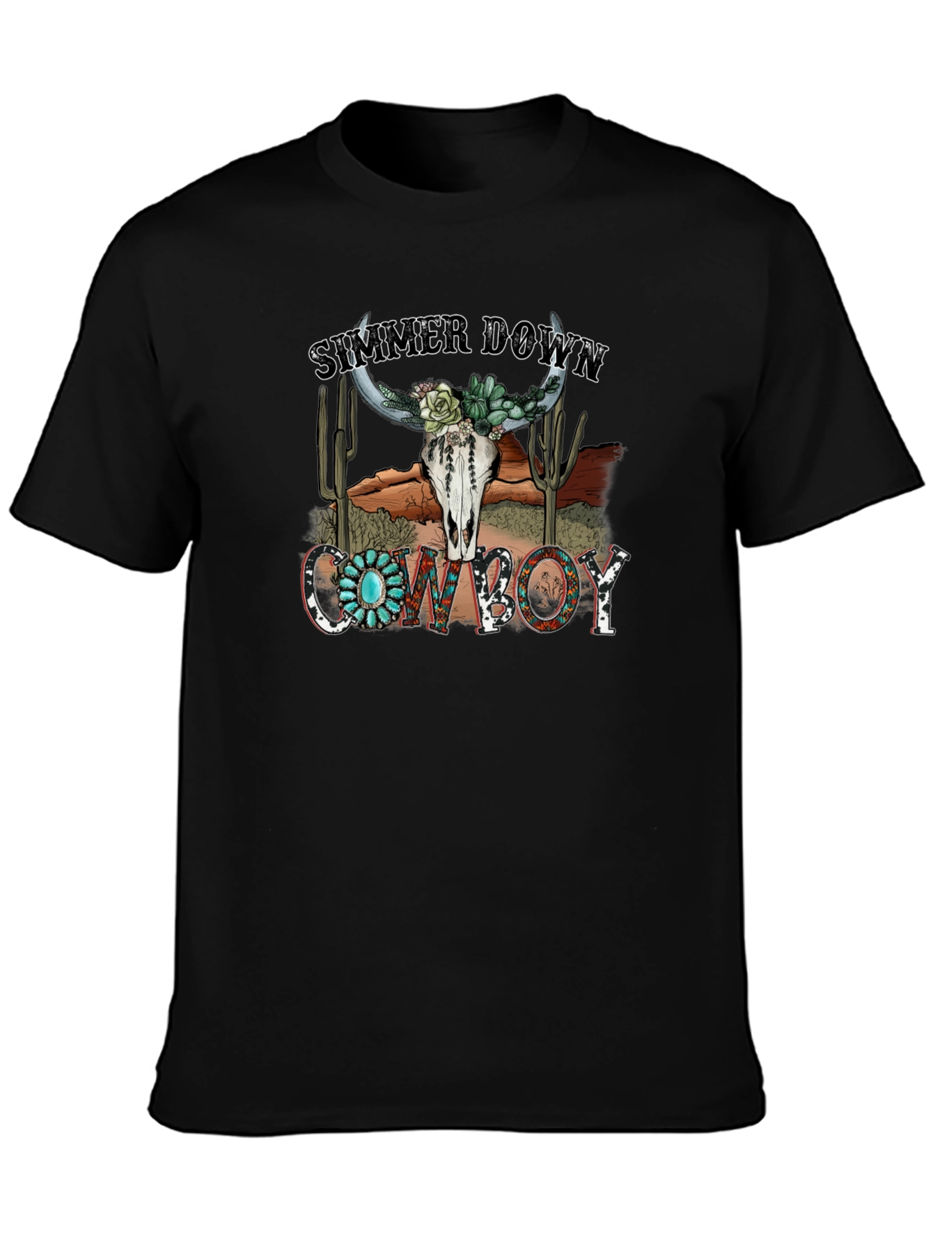 Summer Down Cowboy Graphic Tee