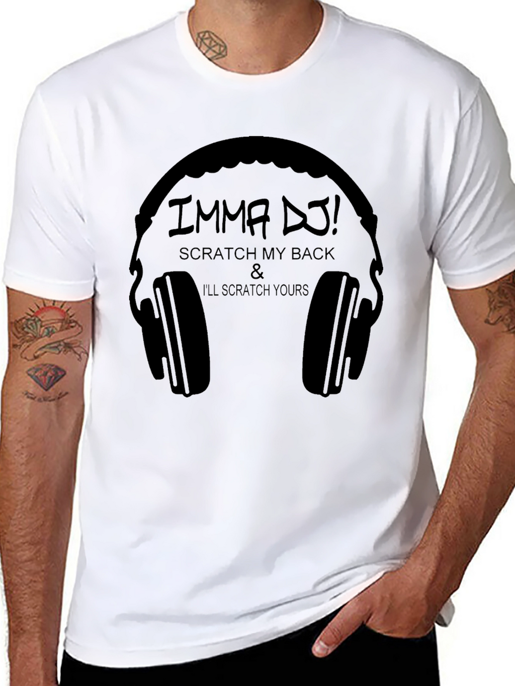 Imma DJ! Scratch My Back T-Shirt