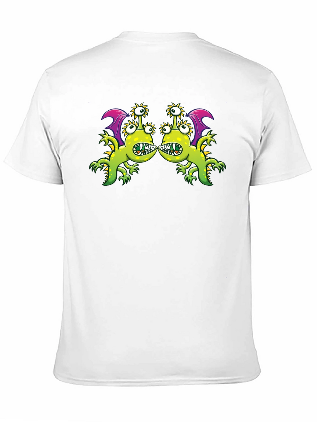 Monster Graphic Tee - Black Cotton Blend