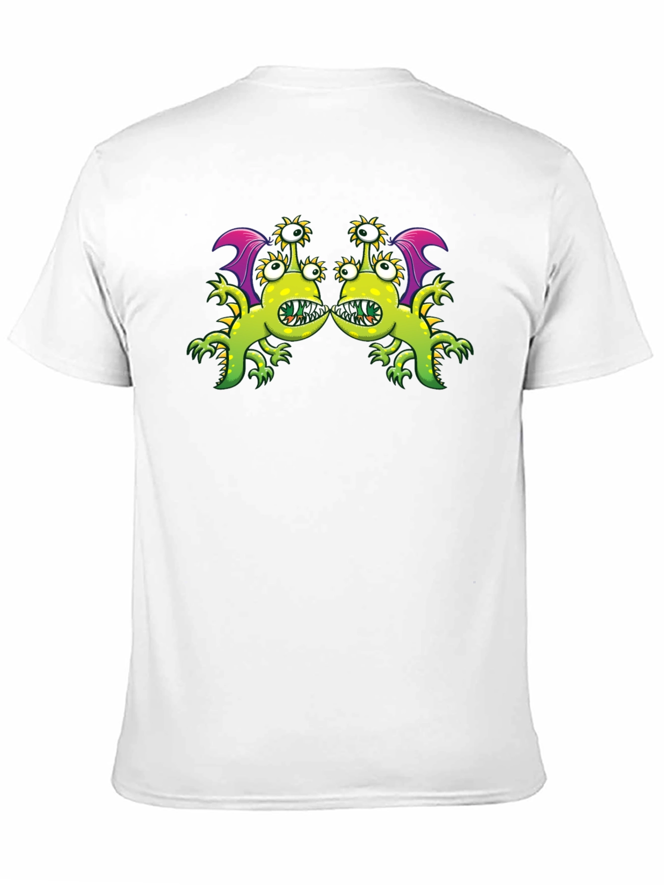 Monster Graphic Tee - Black Cotton Blend
