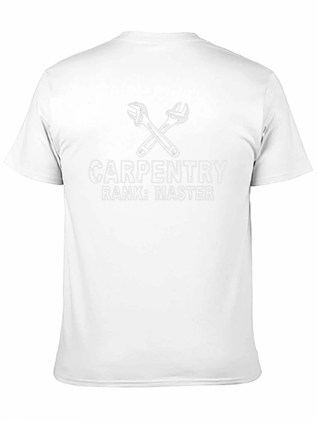 Carpentry Master T-Shirt - Black Crew Neck Tee