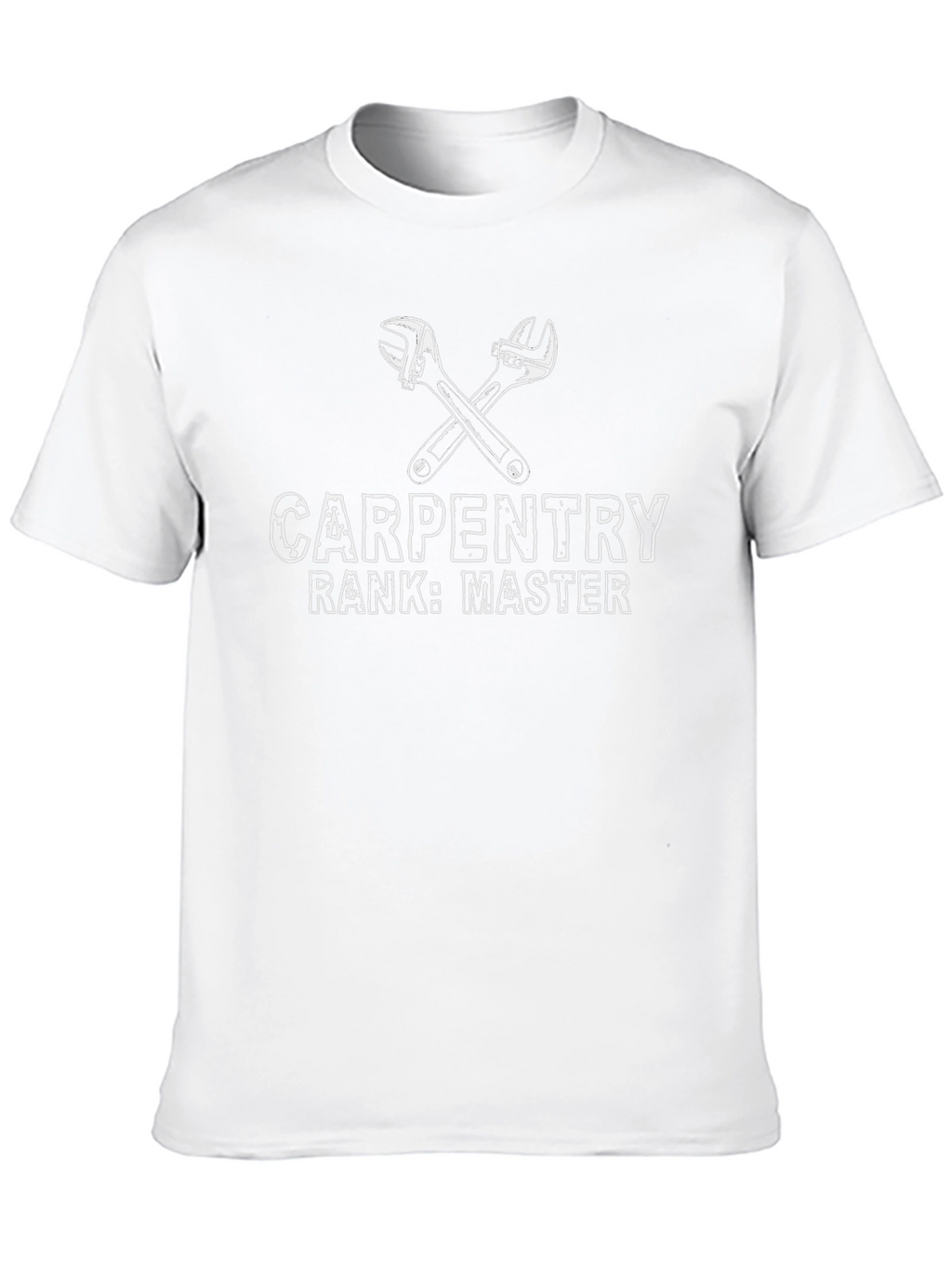 Carpentry Master T-Shirt - Black Crew Neck Tee