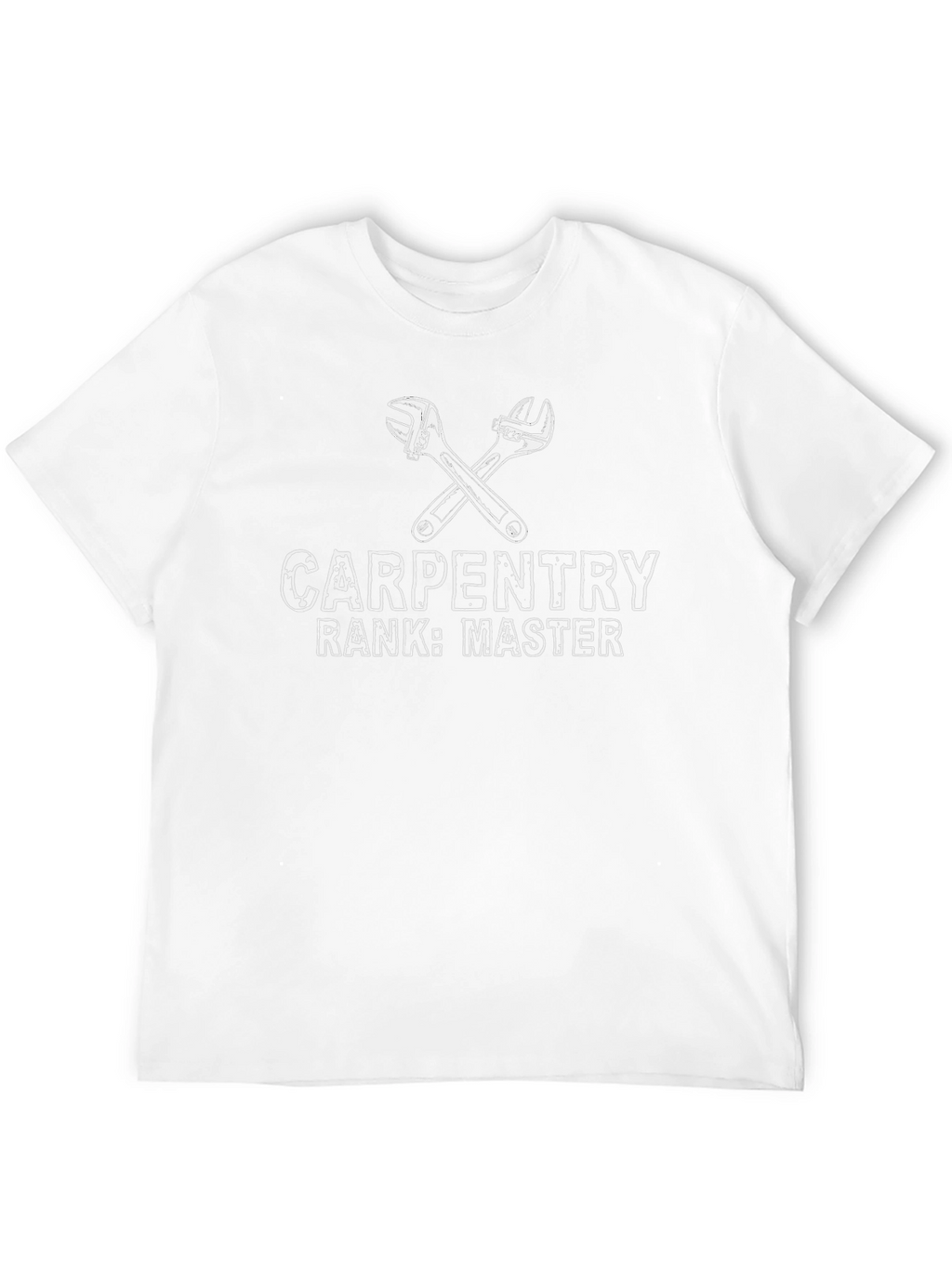 Carpentry Master T-Shirt - Black Crew Neck Tee
