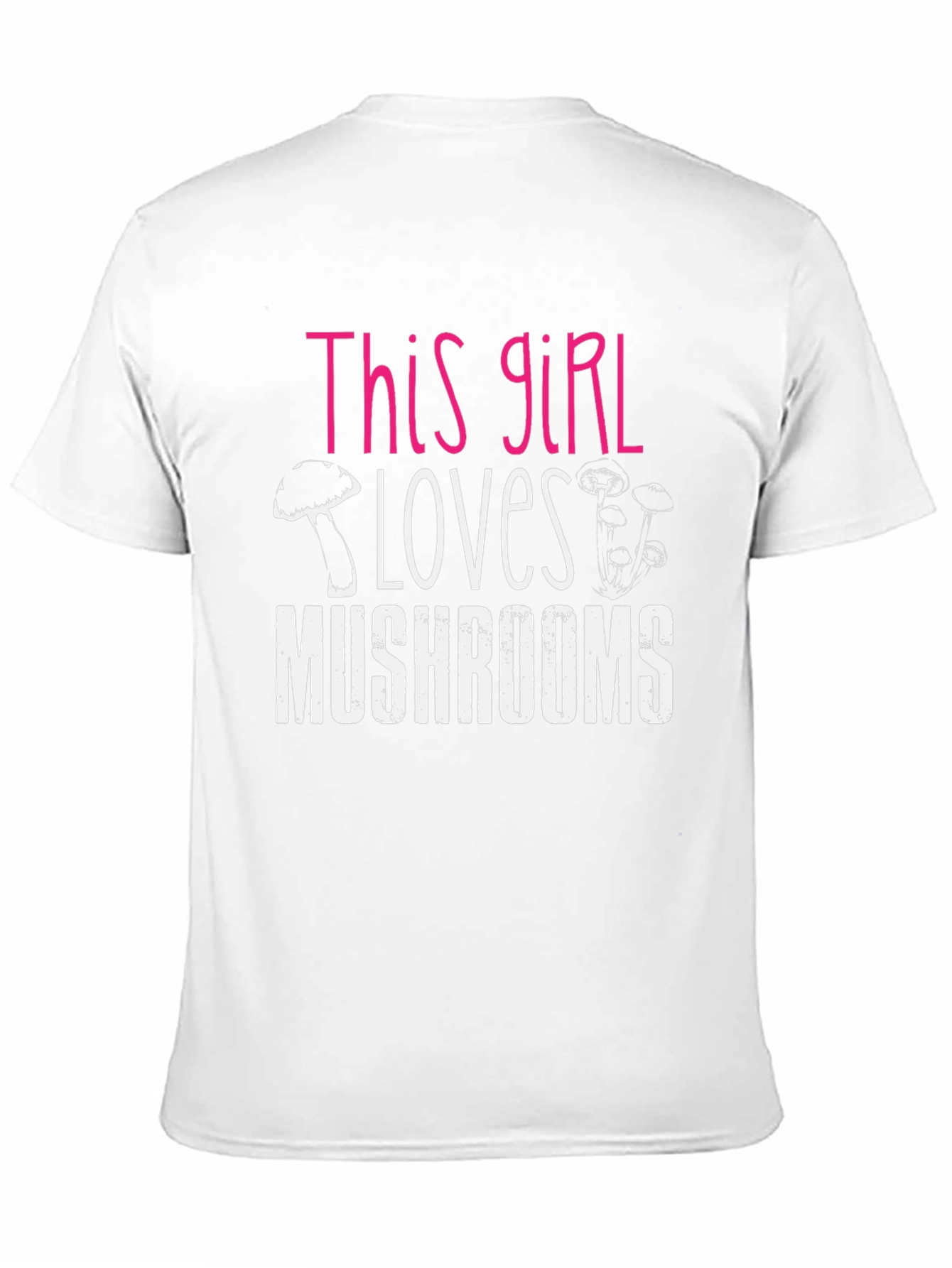 This Girl Loves Mushrooms Graphic T-Shirt