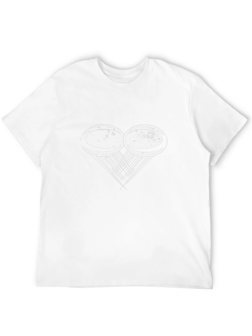 Rugby Heart T-Shirt - Black