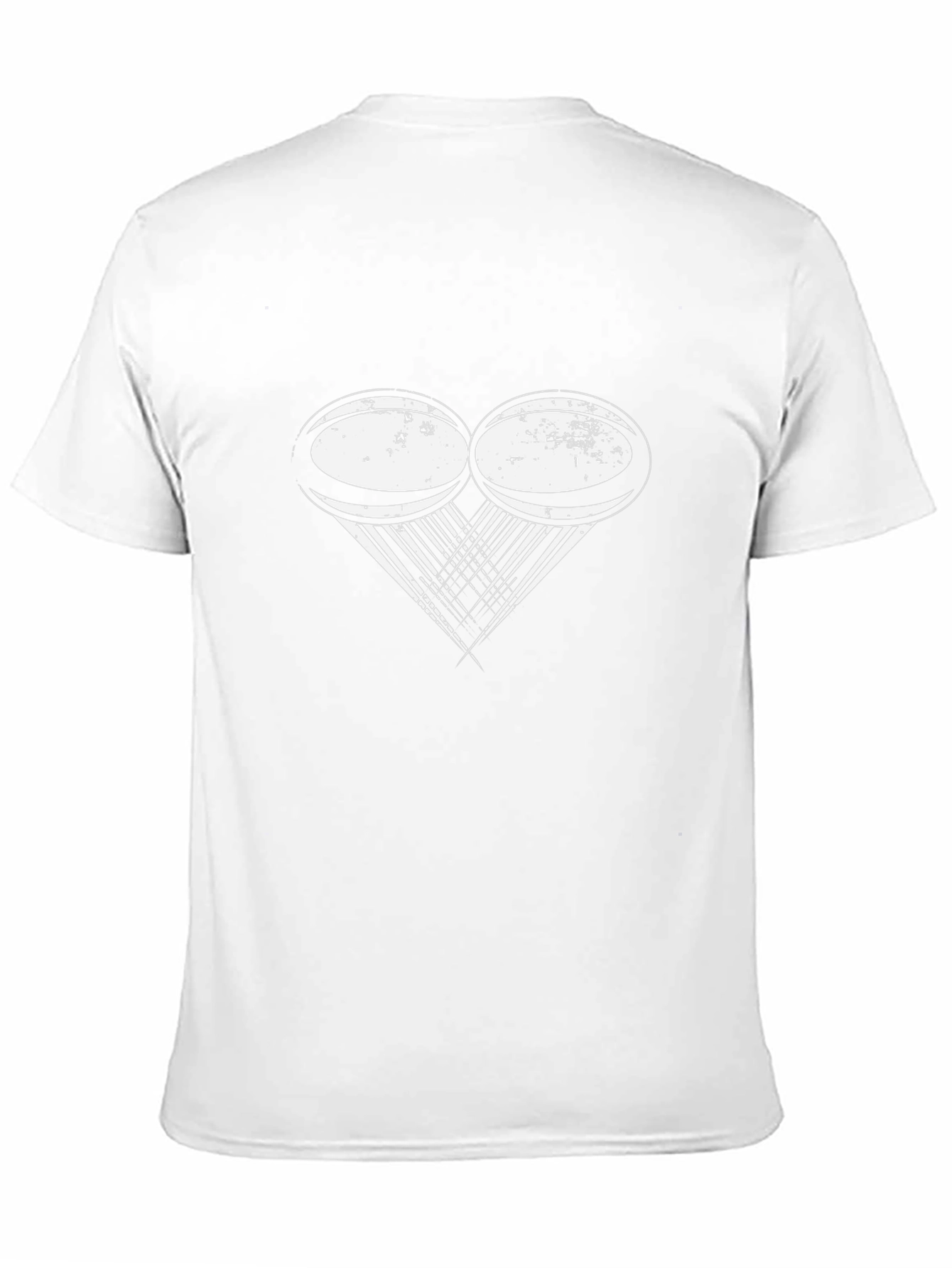 Rugby Heart T-Shirt - Black