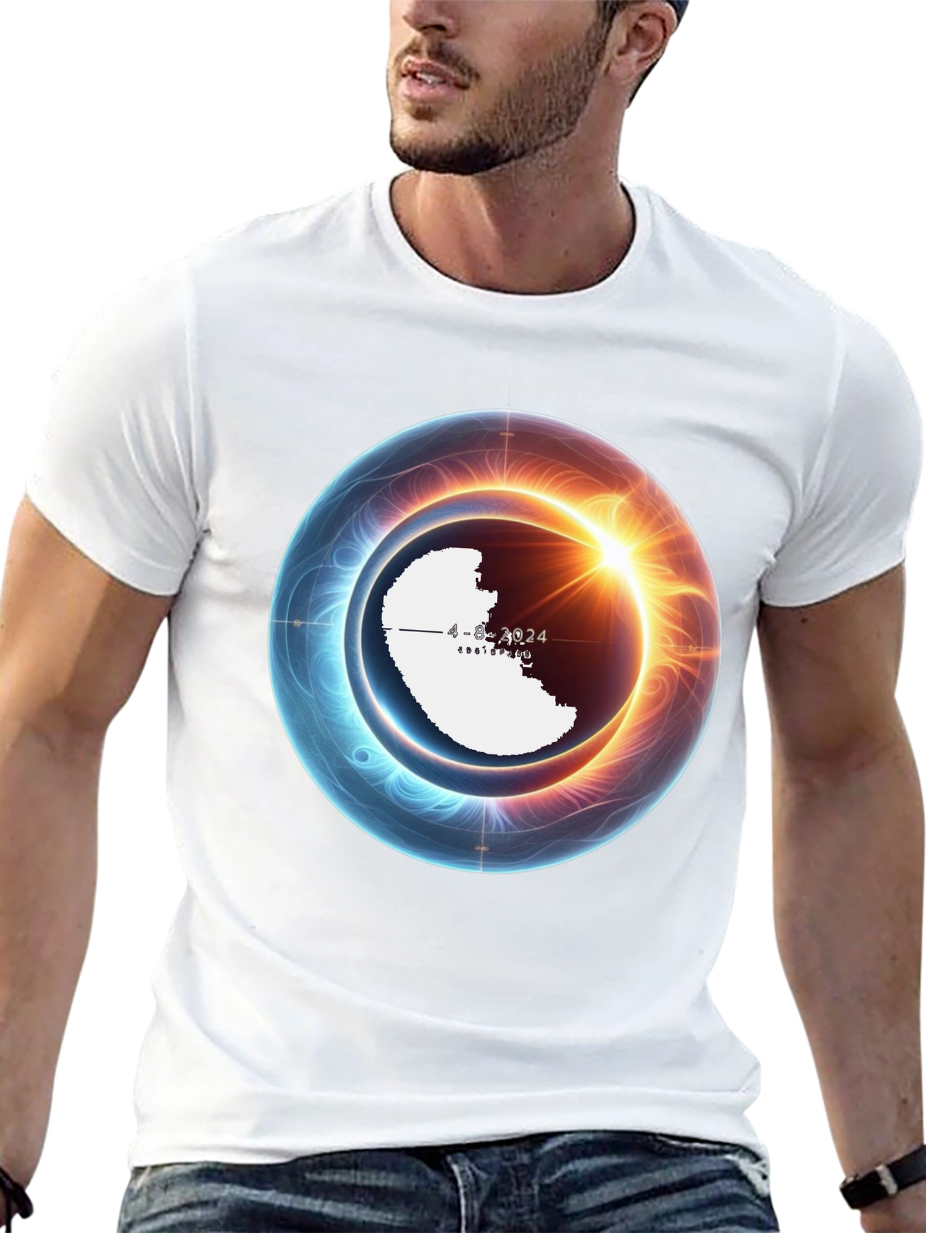 Futuristic Orbit Graphic T-Shirt - Soft Cotton