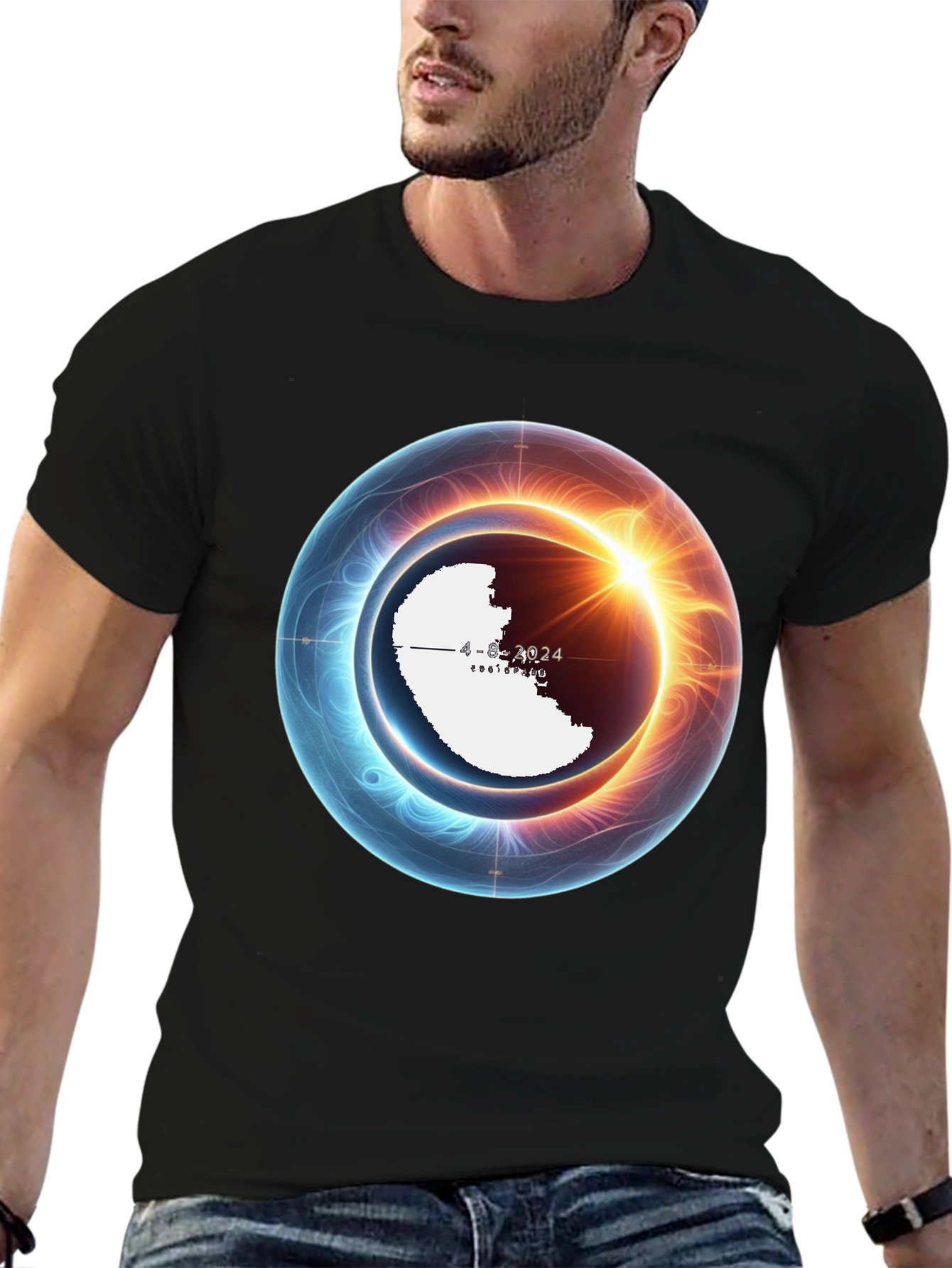 Futuristic Orbit Graphic T-Shirt - Soft Cotton