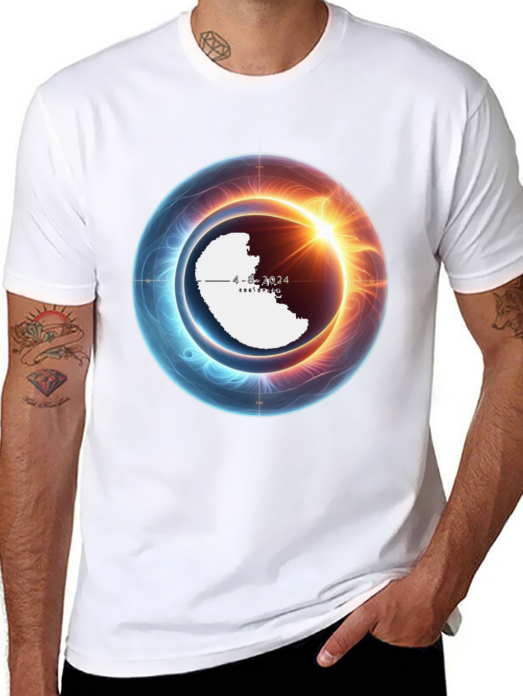 Futuristic Orbit Graphic T-Shirt - Soft Cotton