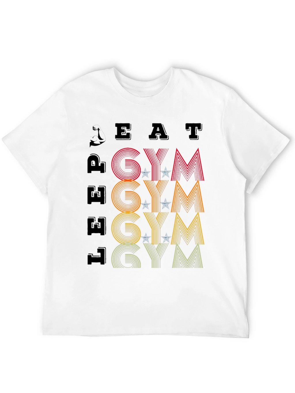 Eat Lift Gym Graphic T-Shirt