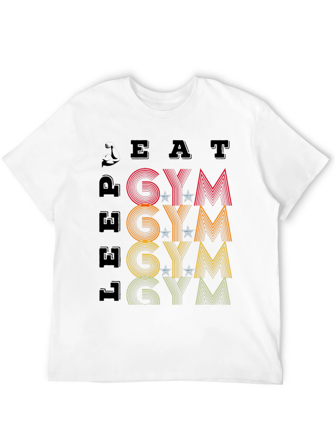 Eat Lift Gym Graphic T-Shirt