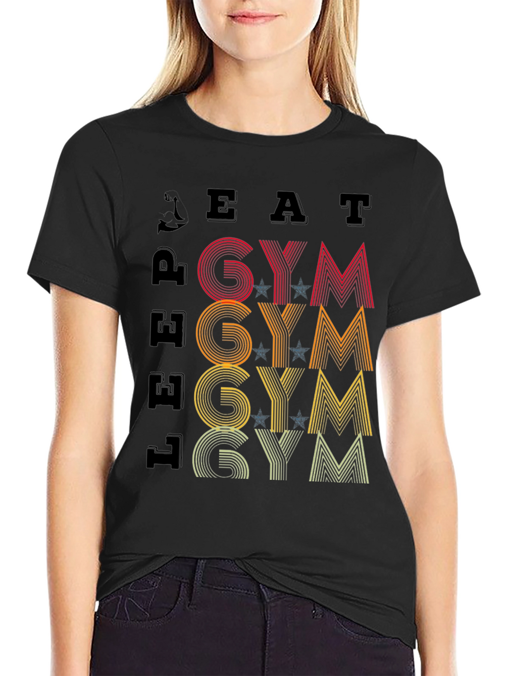 Eat Lift Gym Graphic T-Shirt
