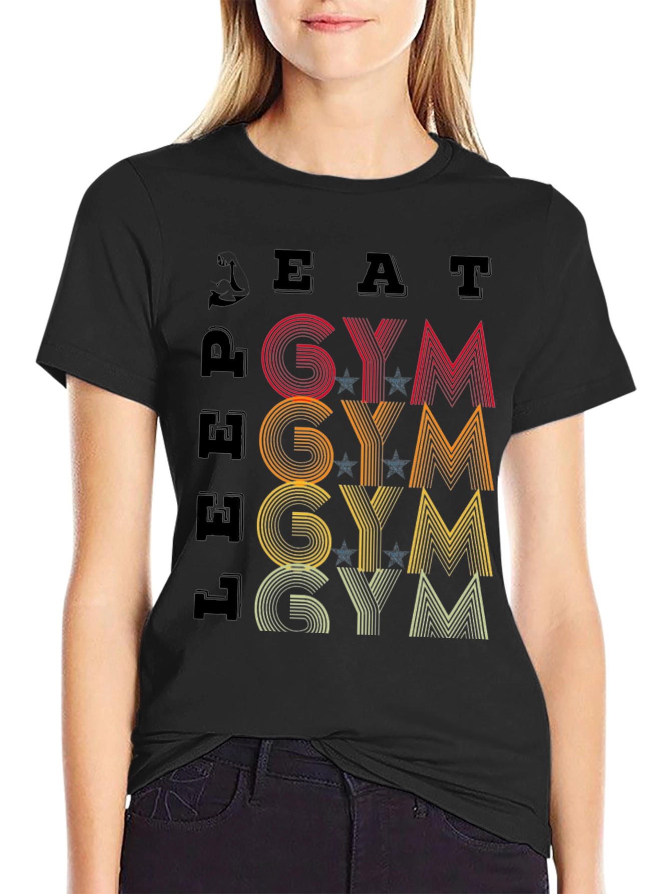 Eat Lift Gym Graphic T-Shirt