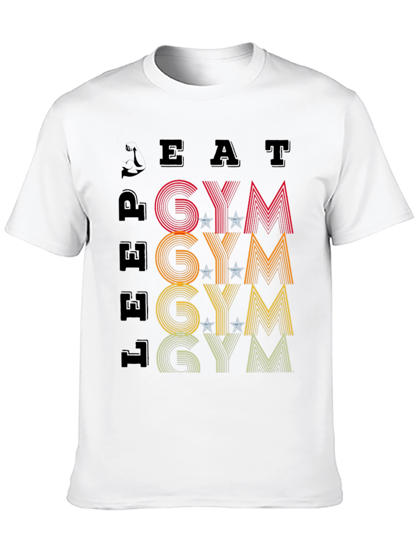 Eat Lift Gym Graphic T-Shirt