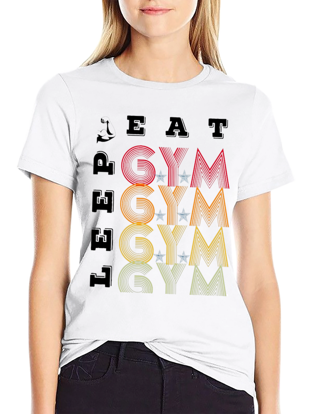 Eat Lift Gym Graphic T-Shirt