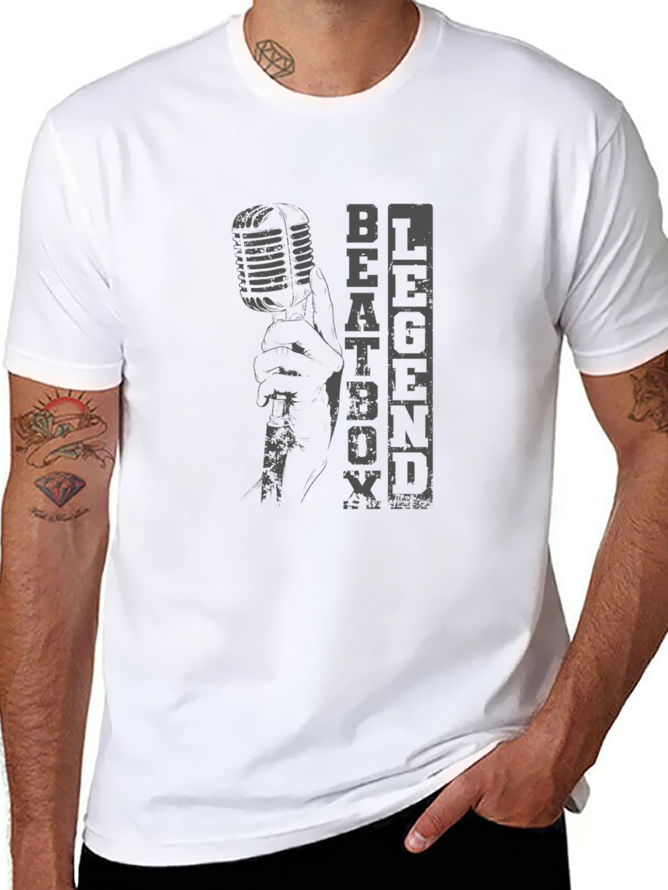 Beatbox Legend Graphic T-Shirt - Black