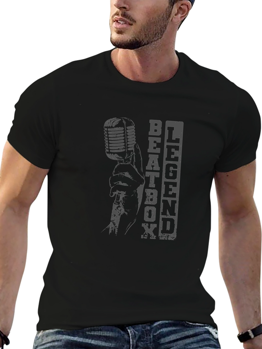 Beatbox Legend Graphic T-Shirt - Black