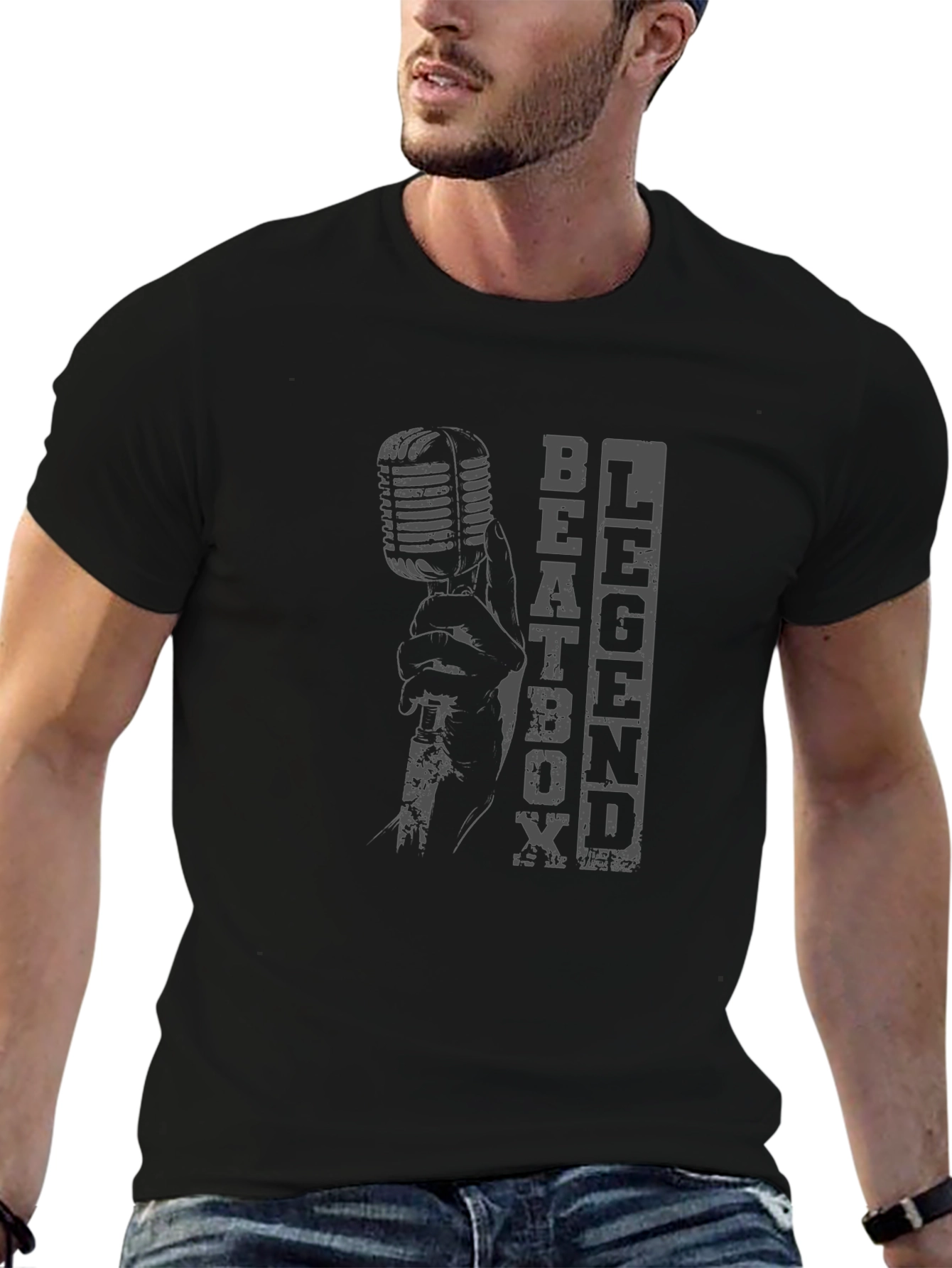 Beatbox Legend Graphic T-Shirt - Black