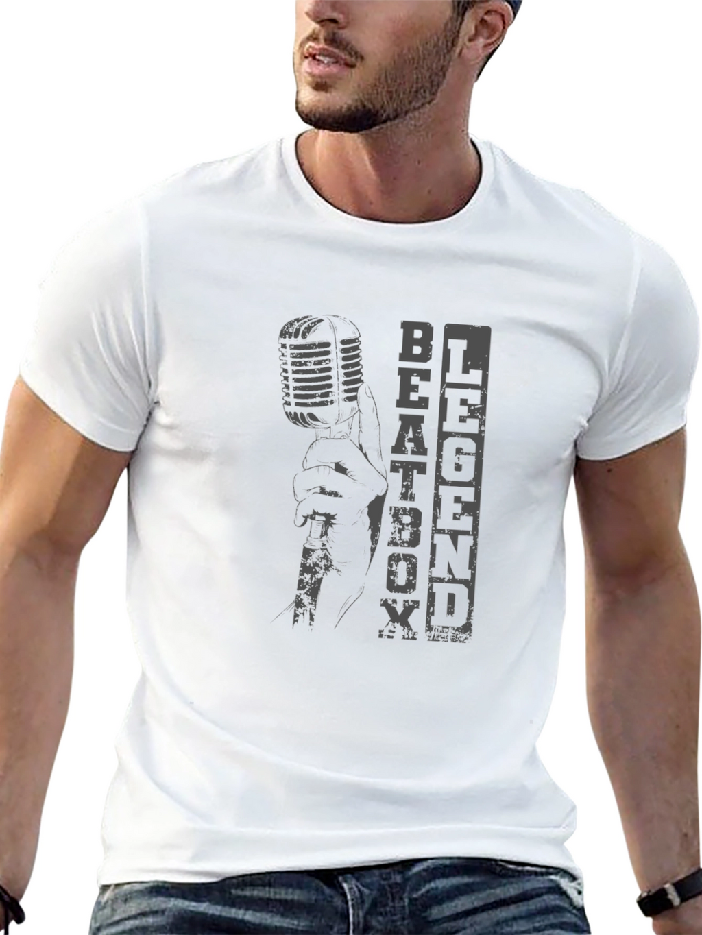 Beatbox Legend Graphic T-Shirt - Black
