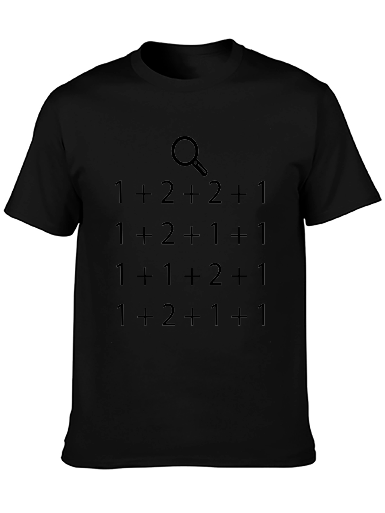 Math Equation T-Shirt - Black Novelty Tee